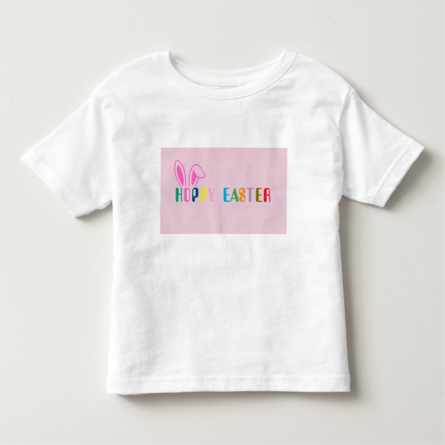 Kids Påsk T-Shirt - Roligt och design (Framsida)
