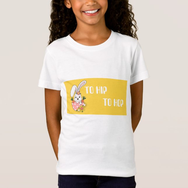 Kids Påsk T-Shirt - Roligt och design (Framsida)