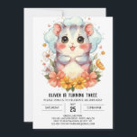 Kids Pastel Hamster Birthday Inbjudningar<br><div class="desc">Inför sötheten i firande med vår inbjudan till Kids Pastel Hamster Birthday. De mjuka pastellnyanserna skapar, tillsammans med beundransvärda hamsterillustrationer, en inbjudan som är oemotståndligt charmerande och perfekt för små. Redigera sömlöst för en personlig och gör det enkelt att ladda ned den, så blir förberedelserna för festligheterna en stressande och...</div>