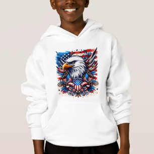 Kids Patriotic Flagga T Shirt