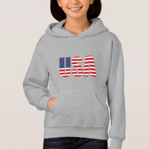 Kids Patriotic Hoodie T Shirt
