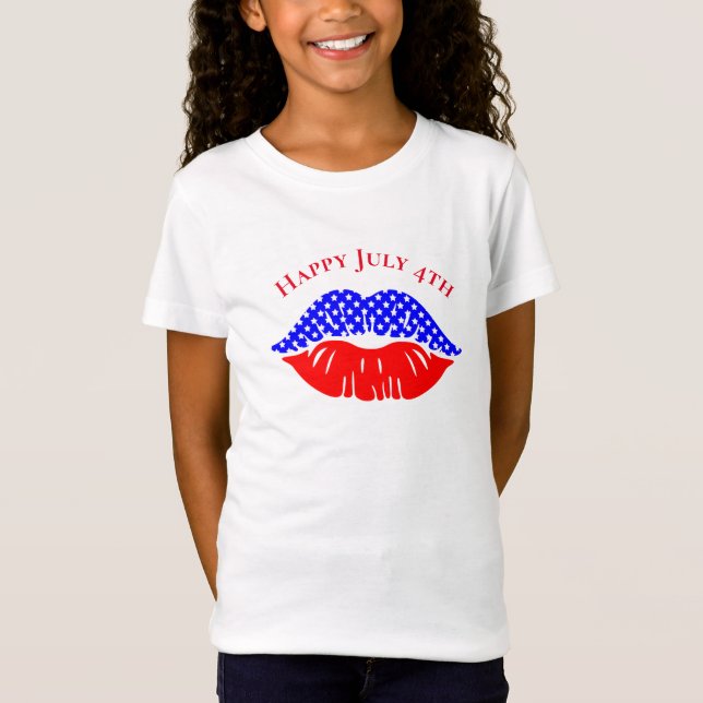 Kids Patriotic T-Shirt (Framsida)
