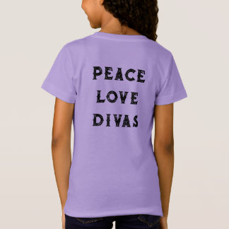 Kids PEACE KÄRLEK DIVAS Blommar & Lilybug T-Shirt