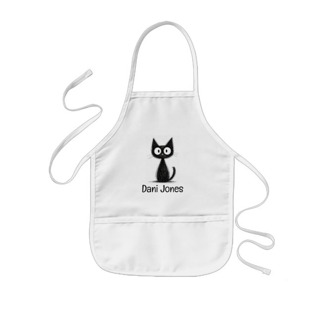 Kids personalized apron barnförkläde (Framsidan)