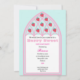Kids Personlig Berry Sweet Party-inbjudan Inbjudningar