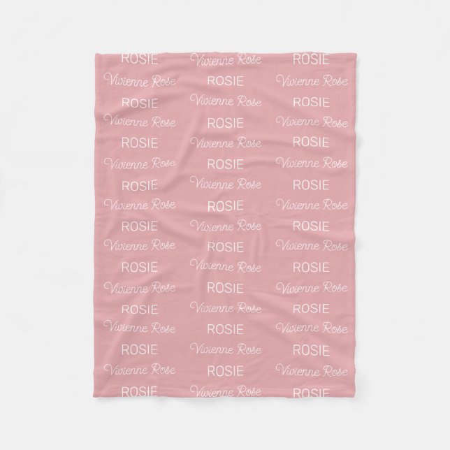 Kids Personlig Fleece Blanket (Framsidan)