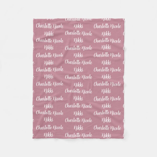 Kids Personlig Fleece Blanket (Framsidan)