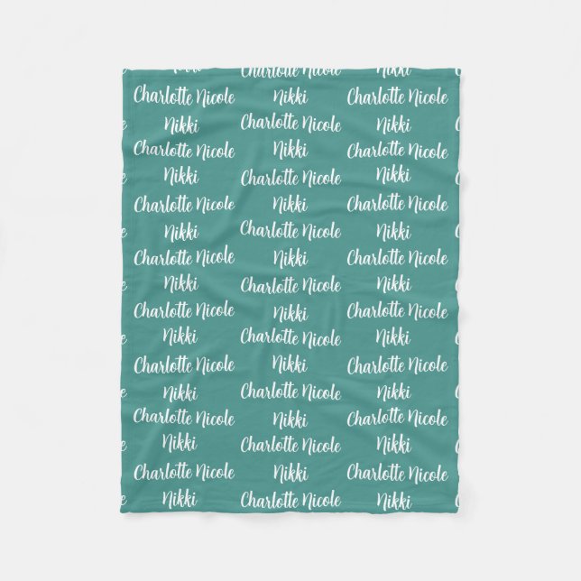 Kids Personlig Fleece Blanket (Framsidan)