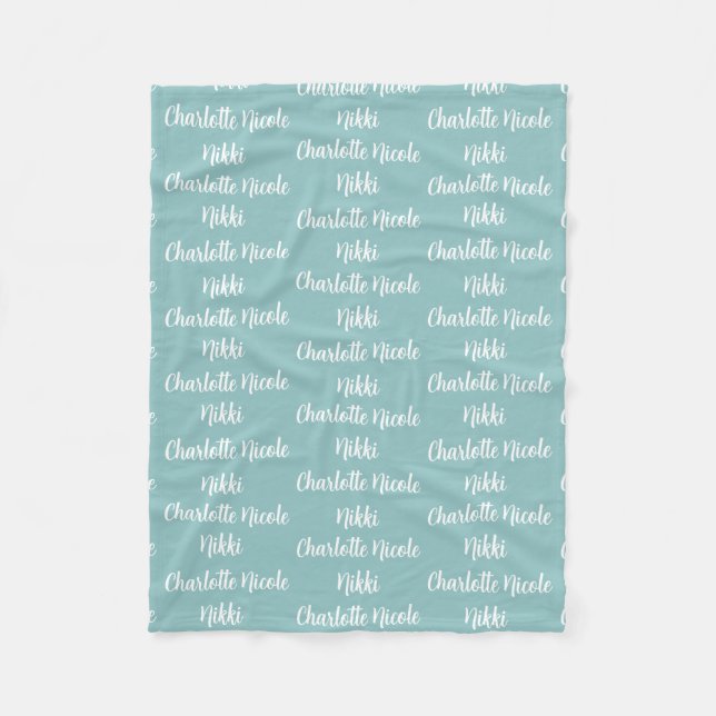 Kids Personlig Fleece Blanket (Framsidan)