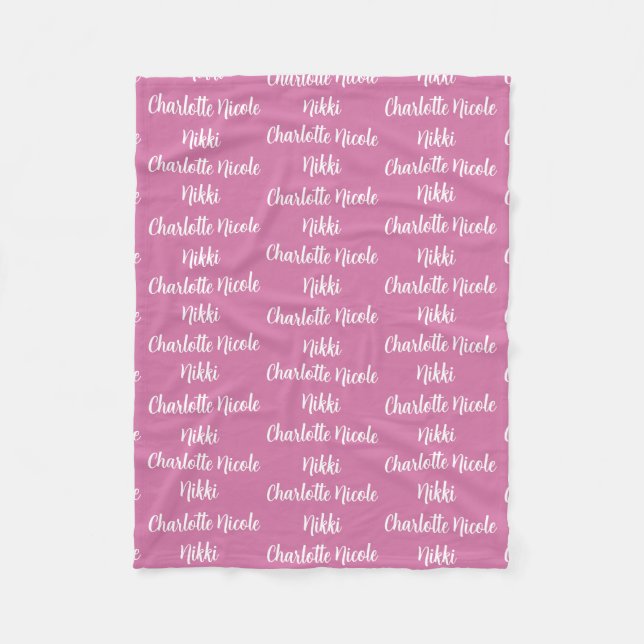 Kids Personlig Fleece Blanket (Framsidan)