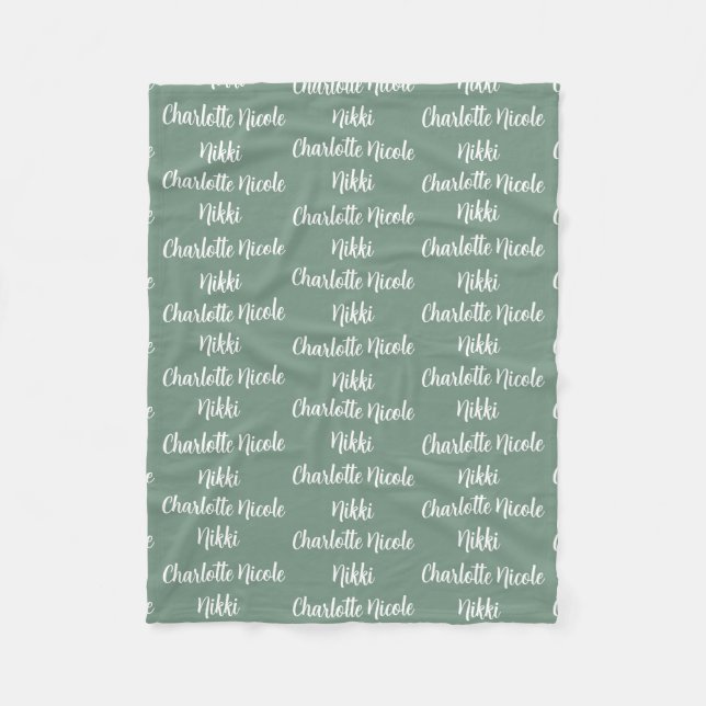 Kids Personlig Fleece Blanket (Framsidan)