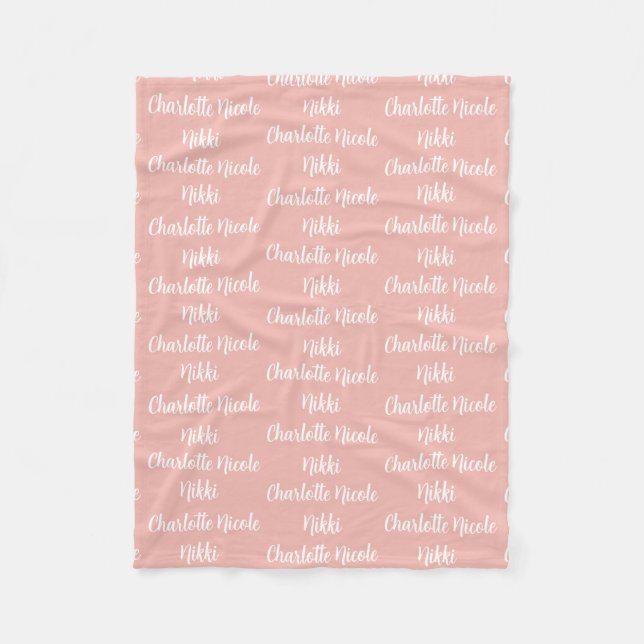 Kids Personlig Fleece Blanket (Framsidan)