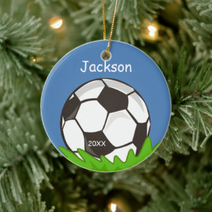 Kids Personlig Fotboll - nyckelspel Julgransprydnad Keramik