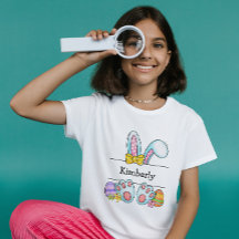 Kids Personlig Påsk Shirt