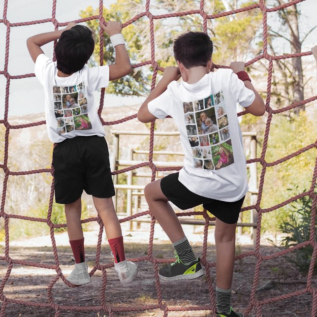Kids Personlig Photo Collage T-Shirt (Skapare uppladdad)