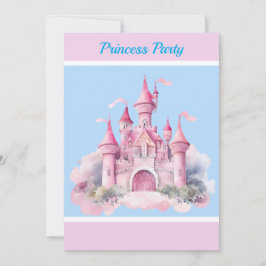 Kids Personlig Princess Party-inbjudan Inbjudningar