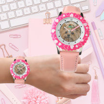 Kids PHOTO NAMN Watch - Pet | Vänner | Familj