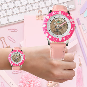 Kids PHOTO NAMN Watch - Pet   Vänner   Familj Armbandsur