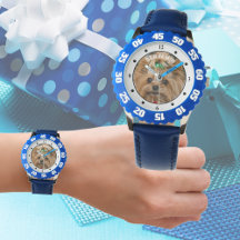 Kids PHOTO NAMN Watch - Pet | Vänner | Familj