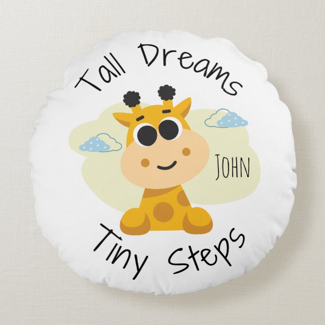 Kids Pillow Rund Kudde (Framsidan)