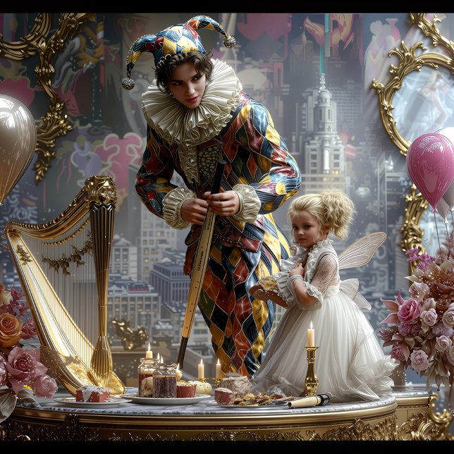 Kids pillow with 3D photography of a mother and da (si  ES MÍ OBRA tengo derechos suficientes sobre todos mis contenidos)