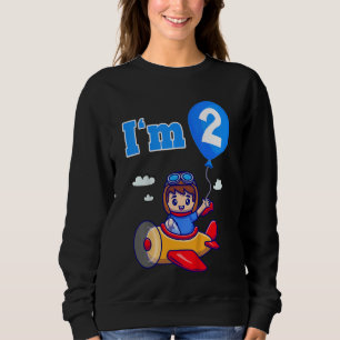 Kids Pilot Flygplan Flygplan I är 2 andra bir T Shirt