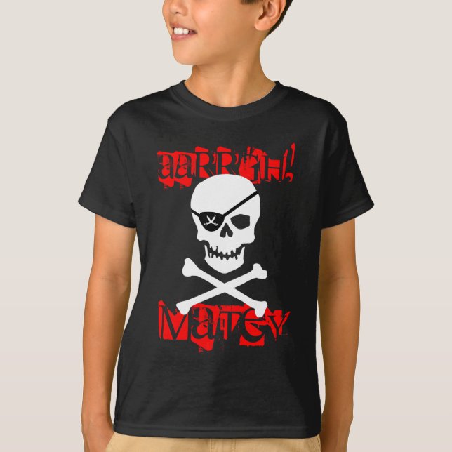 Kids Pirat T-Shirt (Framsida)