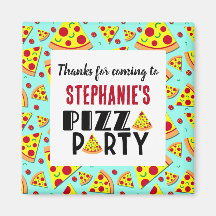 Kids Pizza Birthday Tack Party favor