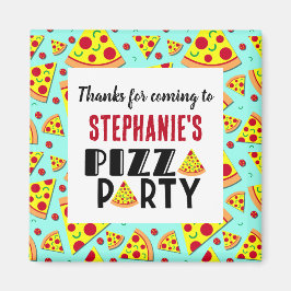 Kids Pizza Birthday Tack Party favor Magnet