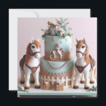 KIDS PONIES DECORATED BIRTHDAY CAKE INBJUDNINGAR<br><div class="desc">ROLIGT PONY DECORATED CAKE PÅ FRAMSIDAN ÄR ROLIGT TEMA FÖR DITT BARNS BIRTHDAY-INBJUDANDE. REDIGERA KOPIA PÅ BAKSIDAN</div>