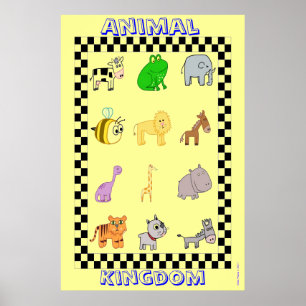KIDS POSTER - RUM DECOR - BARNS ART - SPELA