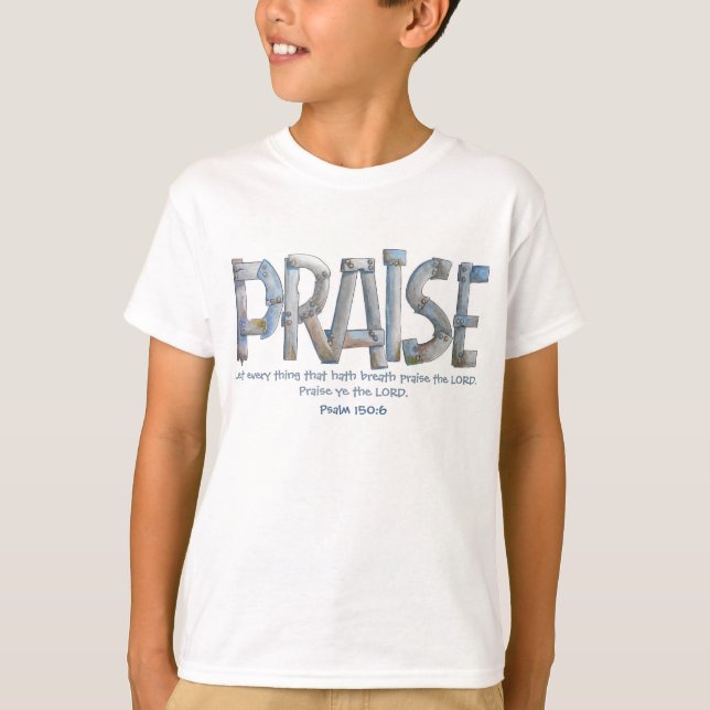 Kids Praise T Shirt (Framsida)