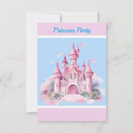 Kids Princess Party tackkort Tack Kort