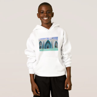 Kids Pullover Hoodie med islamisk design T Shirt