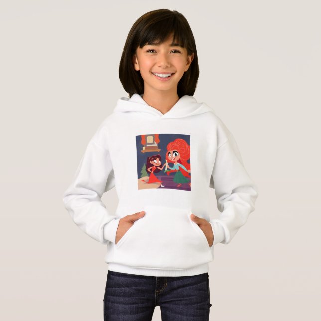Kids Pullover Hoodie T Shirt (Hel framsida)