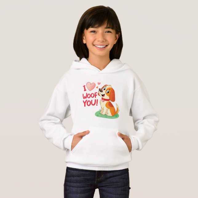 Kids Pullover Hoodie T Shirt (Hel framsida)