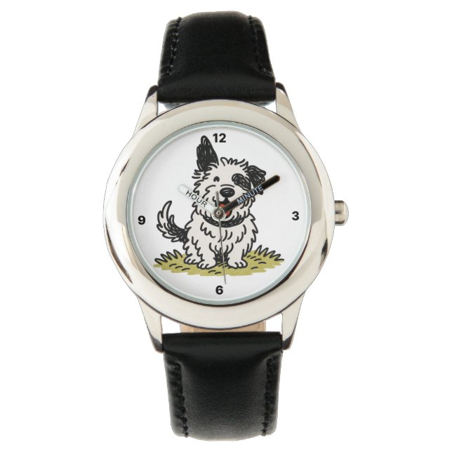 Kid's Puppy Watch Armbandsur (Framsida)