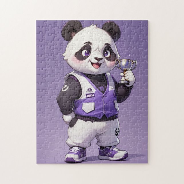 Kids Puzzle Panda Pussel (Vertikal)