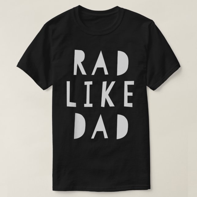 Kids Rad Like Dad Kids Tee  (Design framsida)
