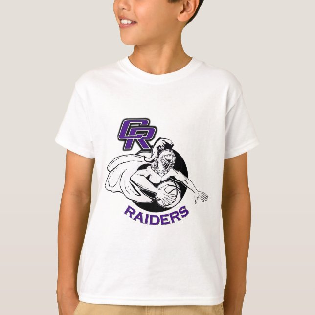Kids Raiders Logotyp T-shirt (Framsida)