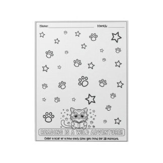 Kids Reading Log, Homeschool Reading Books Anteckningsblock