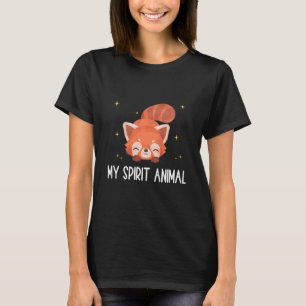Kids Red Panda-unge Min Spirit Animal Panda Boys T Shirt