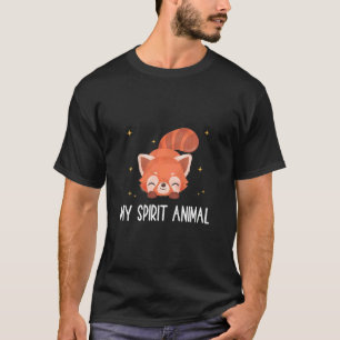 Kids Red Panda-unge Min Spirit Animal Panda Boys T Shirt