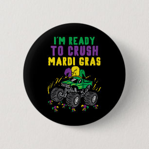 Kids Redo till Crush Mardi Gras Monster Lastbil Bo Knapp