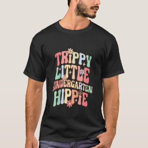Kids Retro Kindergarten Trippie Little Hippy Kids T Shirt
