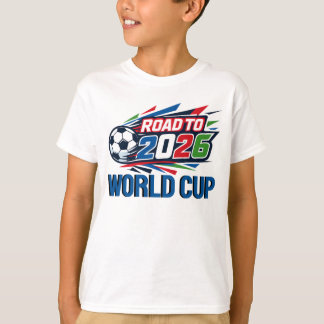 Kids Road To The 2026 World Cup T Shirt
