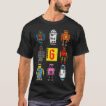 Kids Robot 6e Birthday Retro Robotics med nummer T Shirt<br><div class="desc">Kids Robot 6e Birthday Retro Robotics med nummer är Premium .robotics,  robot,  engineering,  robotics ingenjör,  ingenjör,  technology,  geek,  gift,  maskin,  nerd,  robot,  android,  artificiell intelligens,  automatisering,  julklappar,  dator,  cyber,  cyborg,  familj</div>