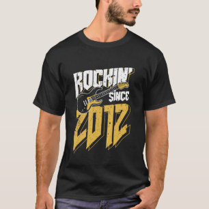 Kids Rockin" sedan 2012 Vintagen Rock musik Fläkt T Shirt