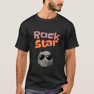 Kids Rockstar coola Sten för Boys T Shirt