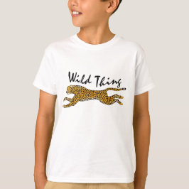Kids Roligt Vild Sak Cheetah Jungle Cat Gift Tee Shirt